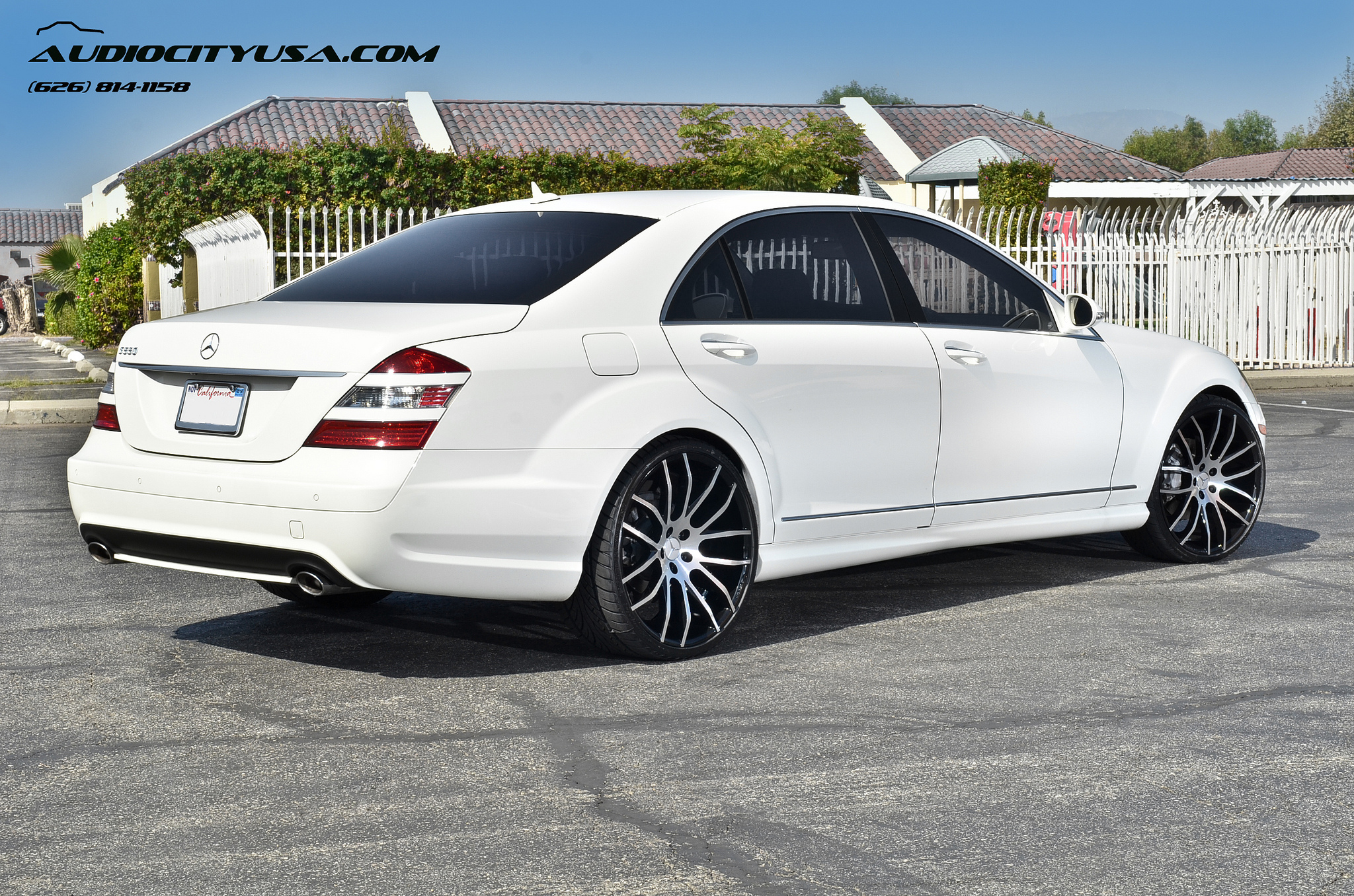 Giovanna Kilis r22 Machined Black on White Mercedes Benz S550